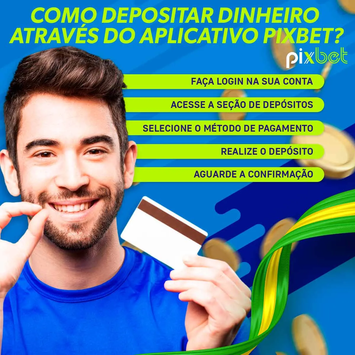 Como depositar no aplicativo Pixbet Brasil