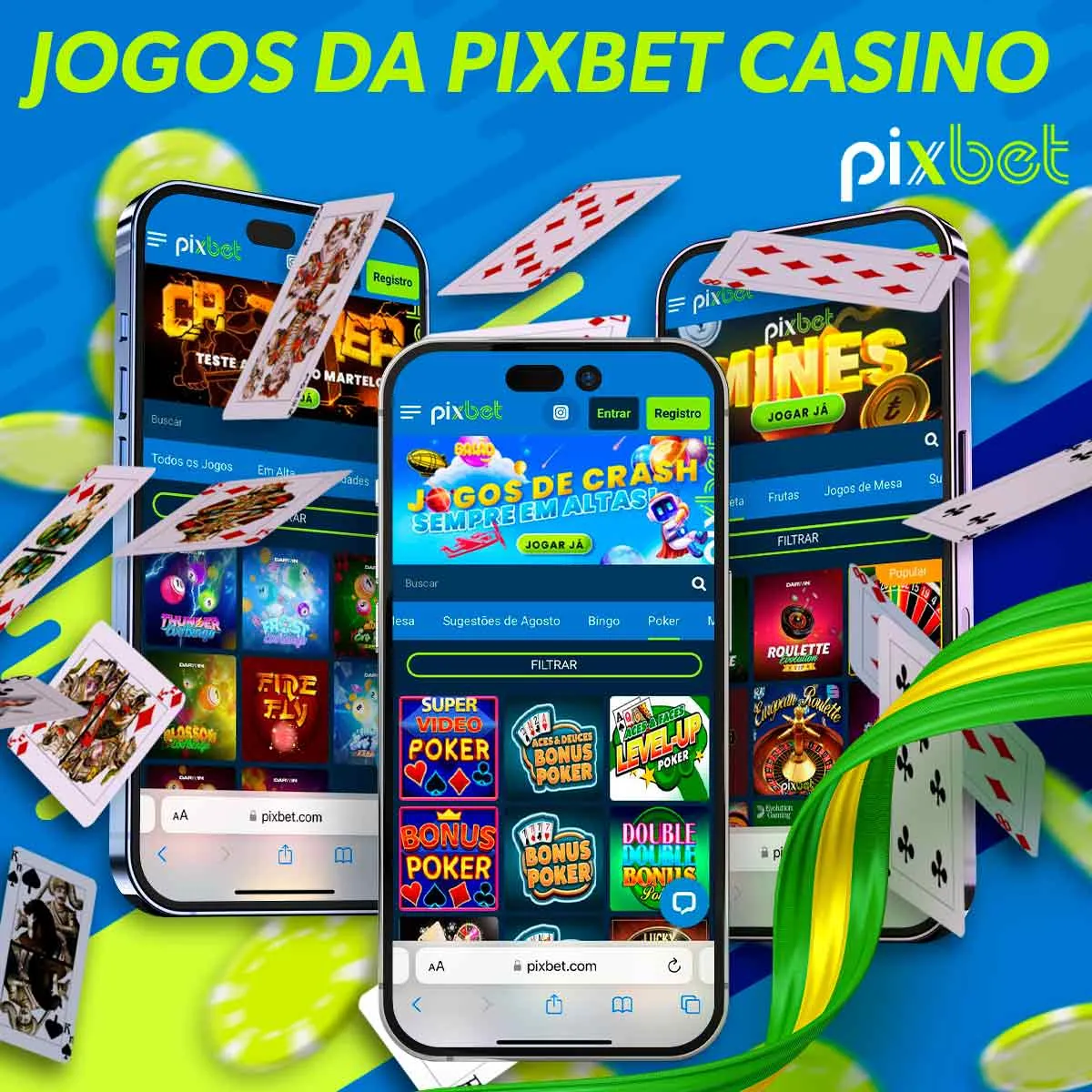 Jogos de cassino Pixbet Brasil no aplicativo Pixbet