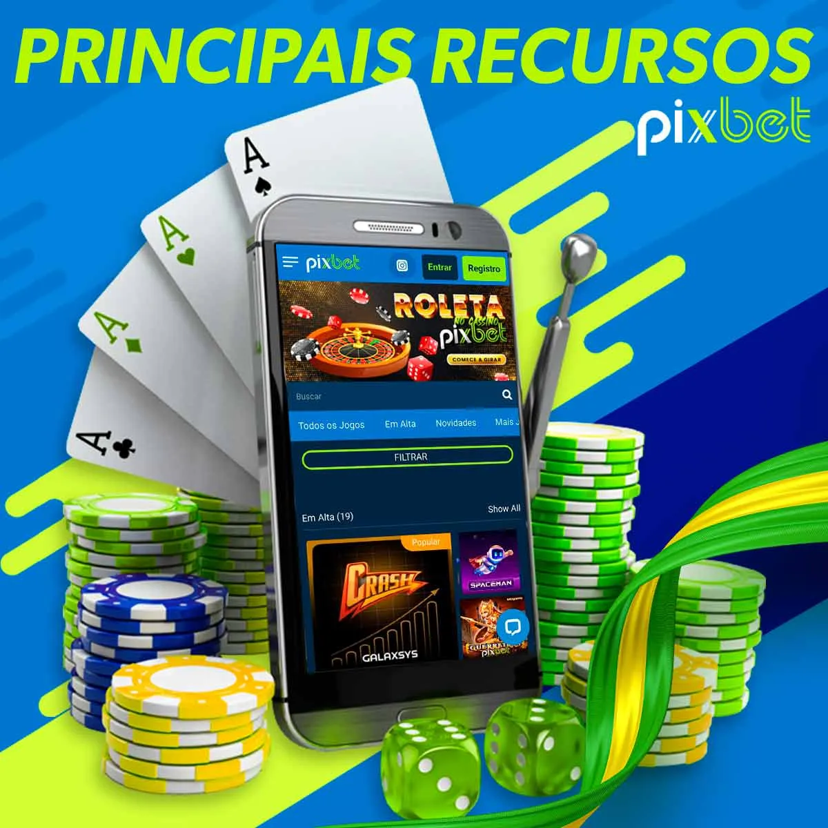 Principais características do aplicativo Pixbet Brasil