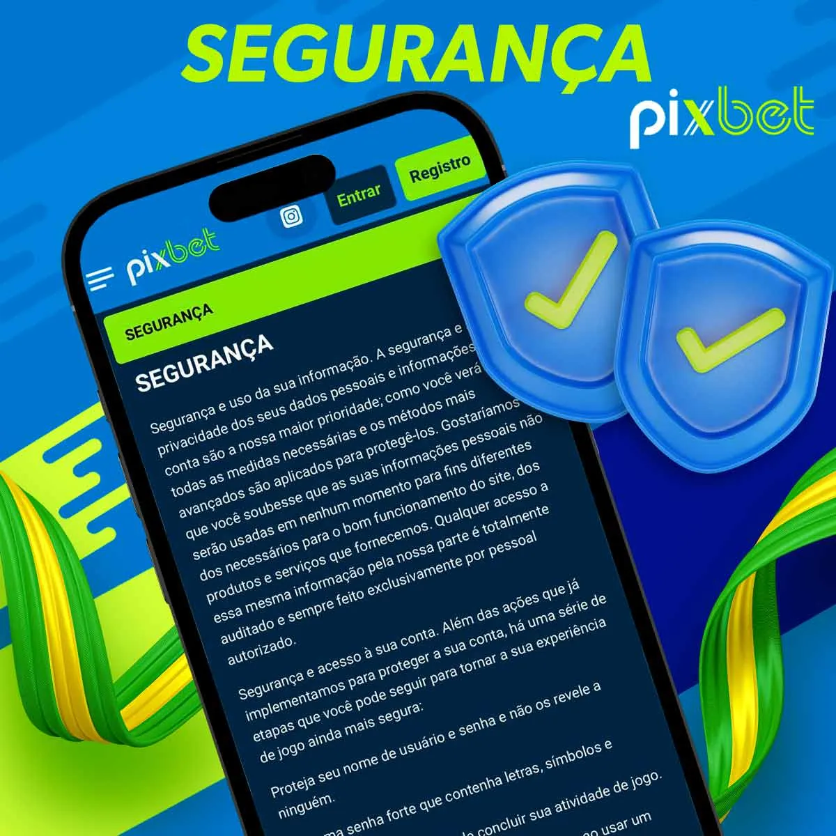 Segurança no site oficial do Pixbet Brasil