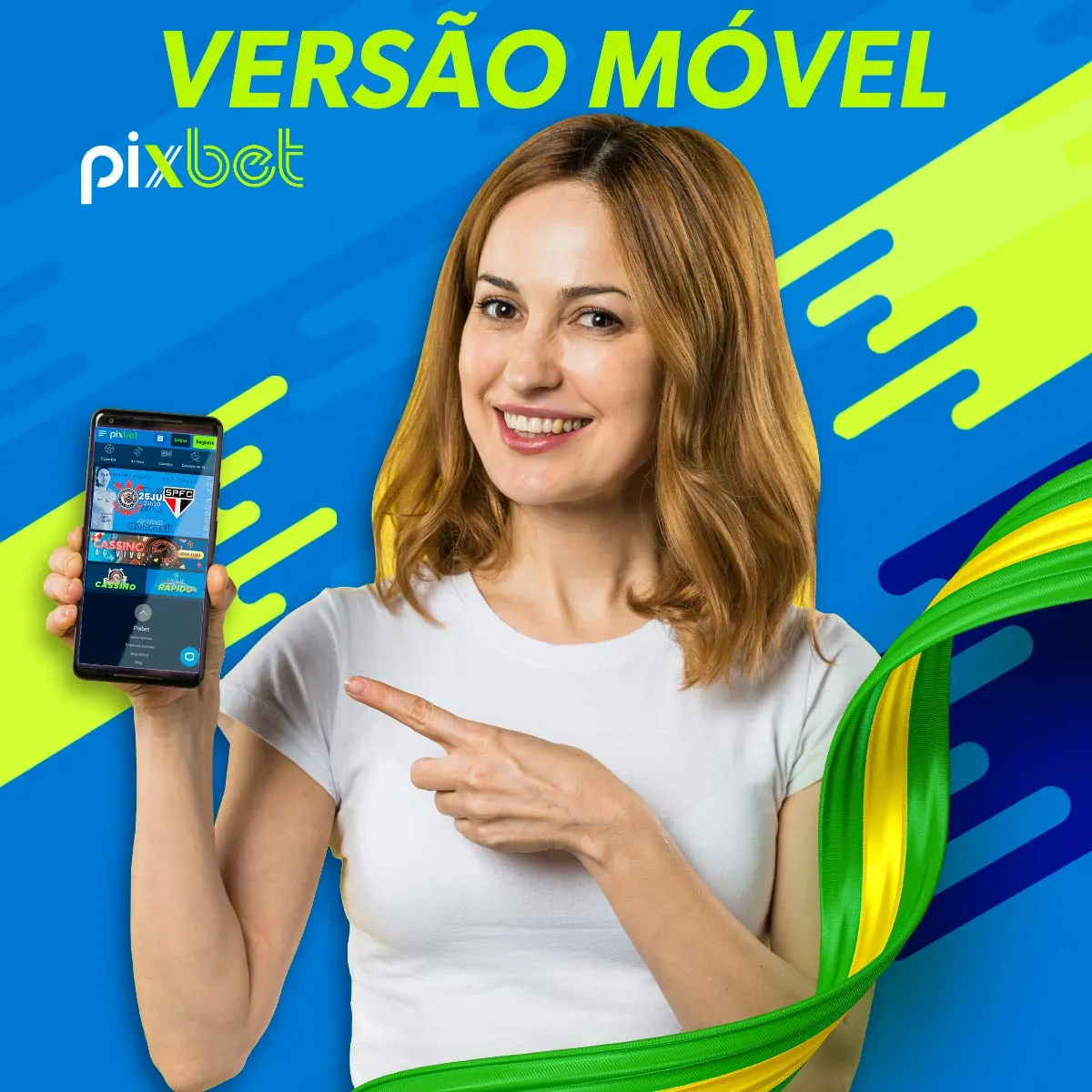 Versão móvel da casa de apostas Pixbet Brasil