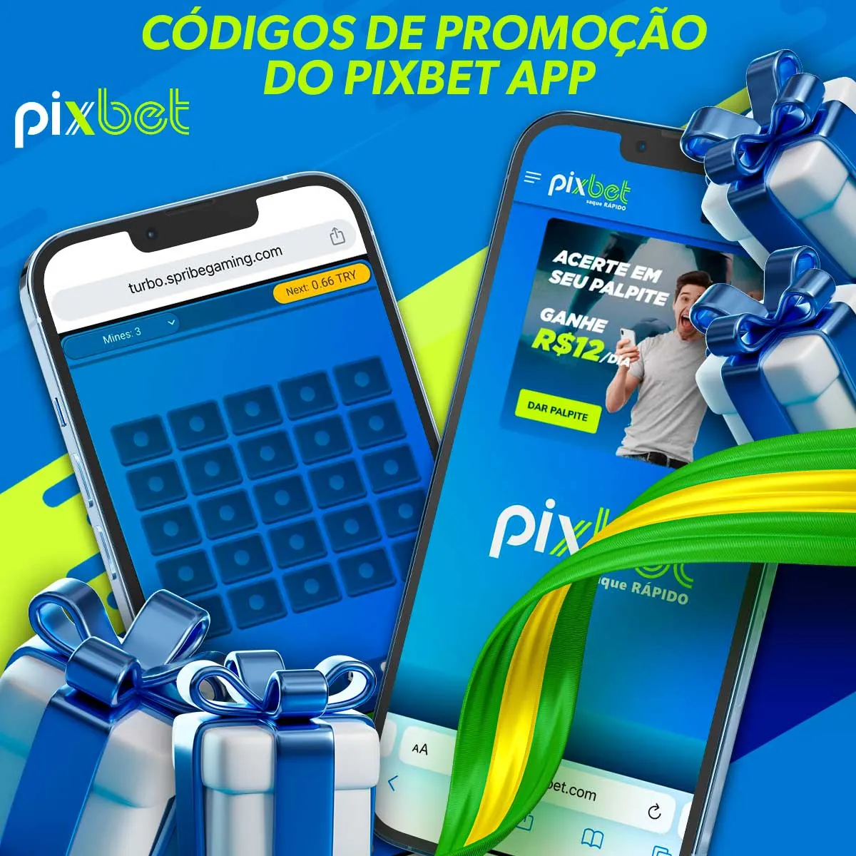 Código promocional para jogar Mines da Pixbet no Brasil