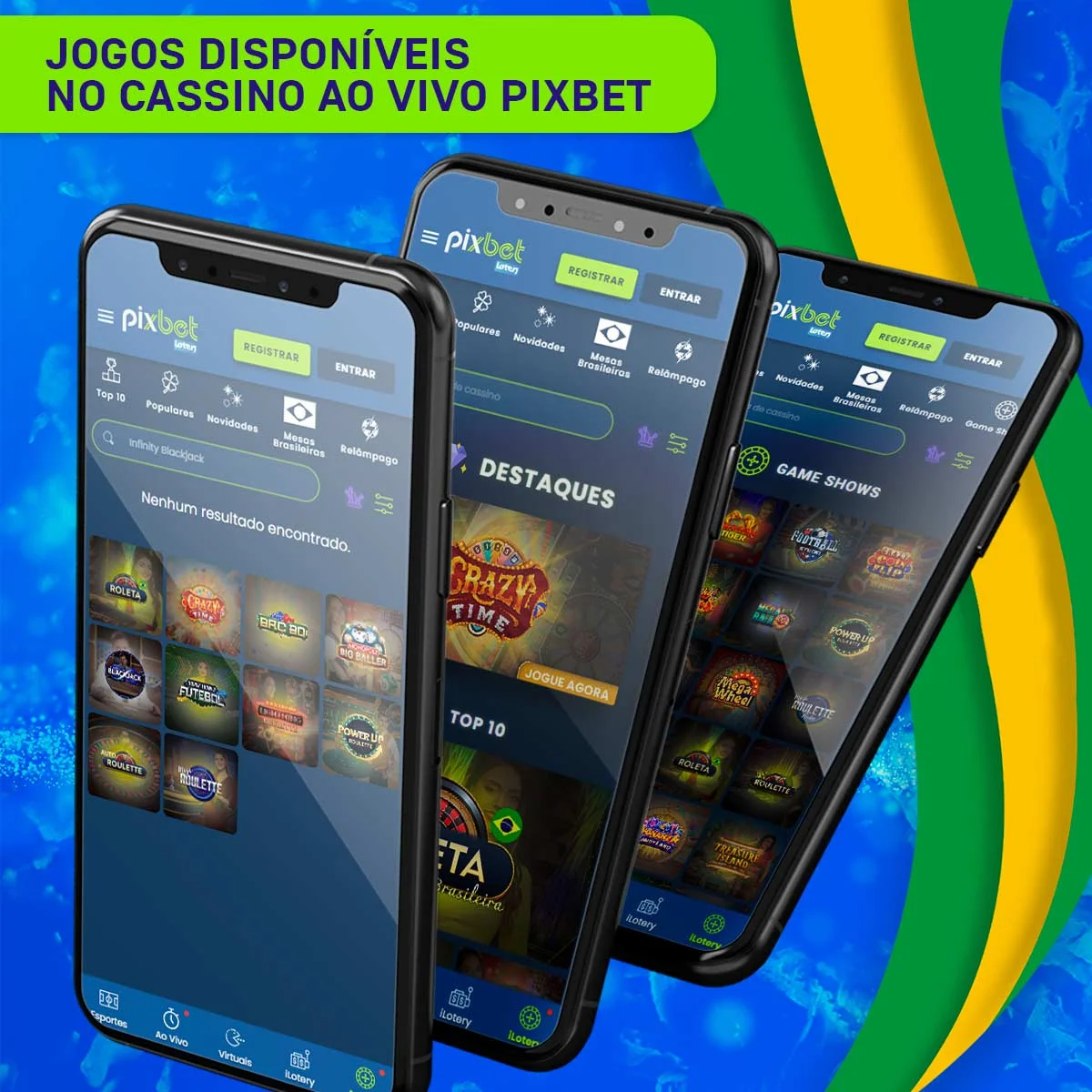 Quais são os jogos disponíveis na app Pixbet?