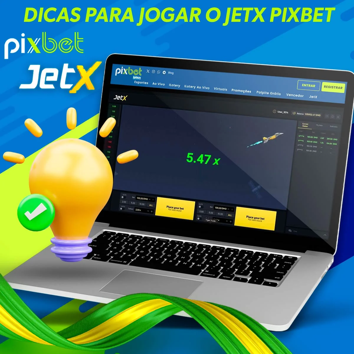 Quais são as dicas para jogar JetX Pixbet?