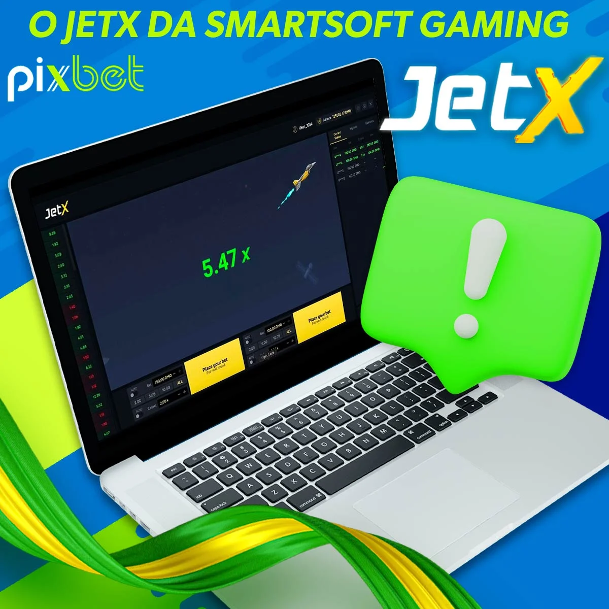 Informações sobre o JetX by SmartSoft Gaming na Pixbet